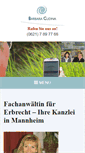 Mobile Screenshot of fachanwalt-erbrecht-mannheim.de