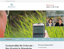 Tablet Screenshot of fachanwalt-erbrecht-mannheim.de